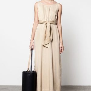 Shaina Mote Tie Dress - Sand